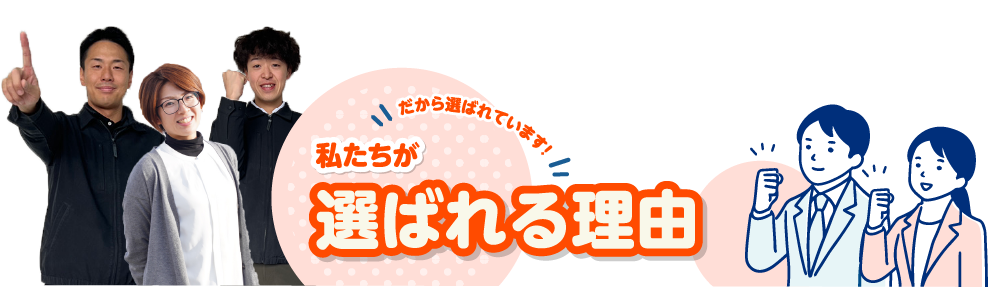 カトネン1Dayリフォームが選ばれるのには理由があります